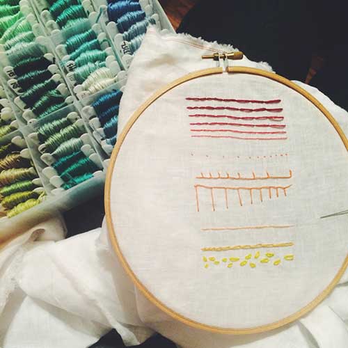 lisa solomon - embroidery class