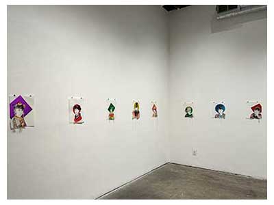  lisa solomon But Where Are You From From? installed at Walter Maciel Gallery November - December 2022