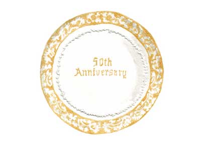 lisa solomon art - The Keepsake Project - Lisa Duran's 50th Anniversary Plate