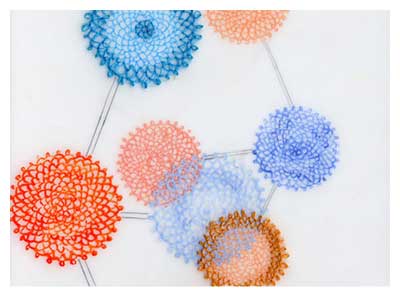 lisa solomon art - doily toxin : nitrogen triiodide